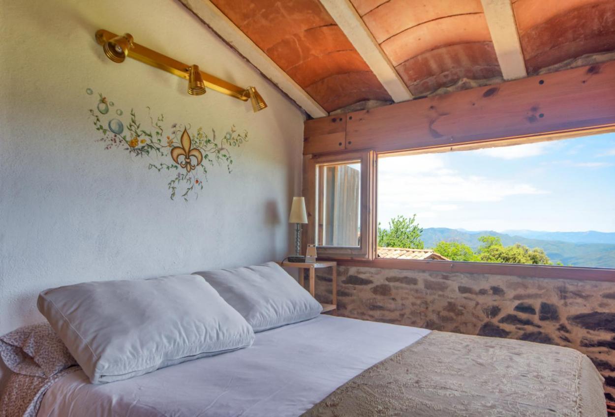 Apartamento Duplex Rural Con Chimenea Y Vistas Panoramicas Desde La Cama Sant Marti Sacalm ภายนอก รูปภาพ