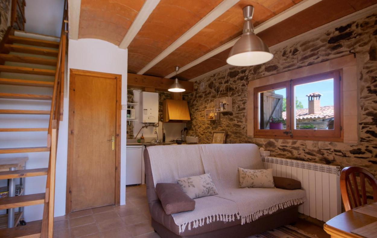 Apartamento Duplex Rural Con Chimenea Y Vistas Panoramicas Desde La Cama Sant Marti Sacalm ภายนอก รูปภาพ