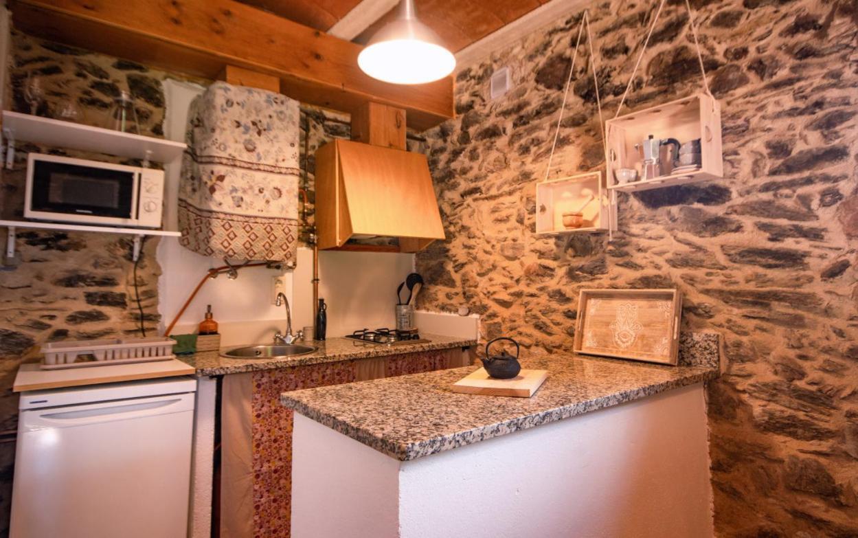 Apartamento Duplex Rural Con Chimenea Y Vistas Panoramicas Desde La Cama Sant Marti Sacalm ภายนอก รูปภาพ