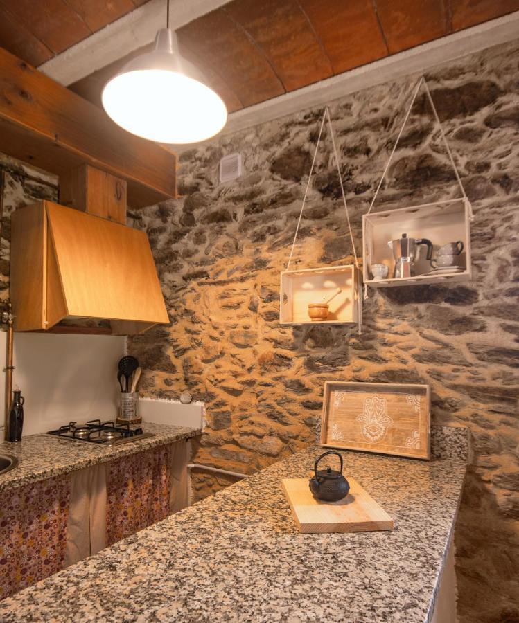 Apartamento Duplex Rural Con Chimenea Y Vistas Panoramicas Desde La Cama Sant Marti Sacalm ภายนอก รูปภาพ